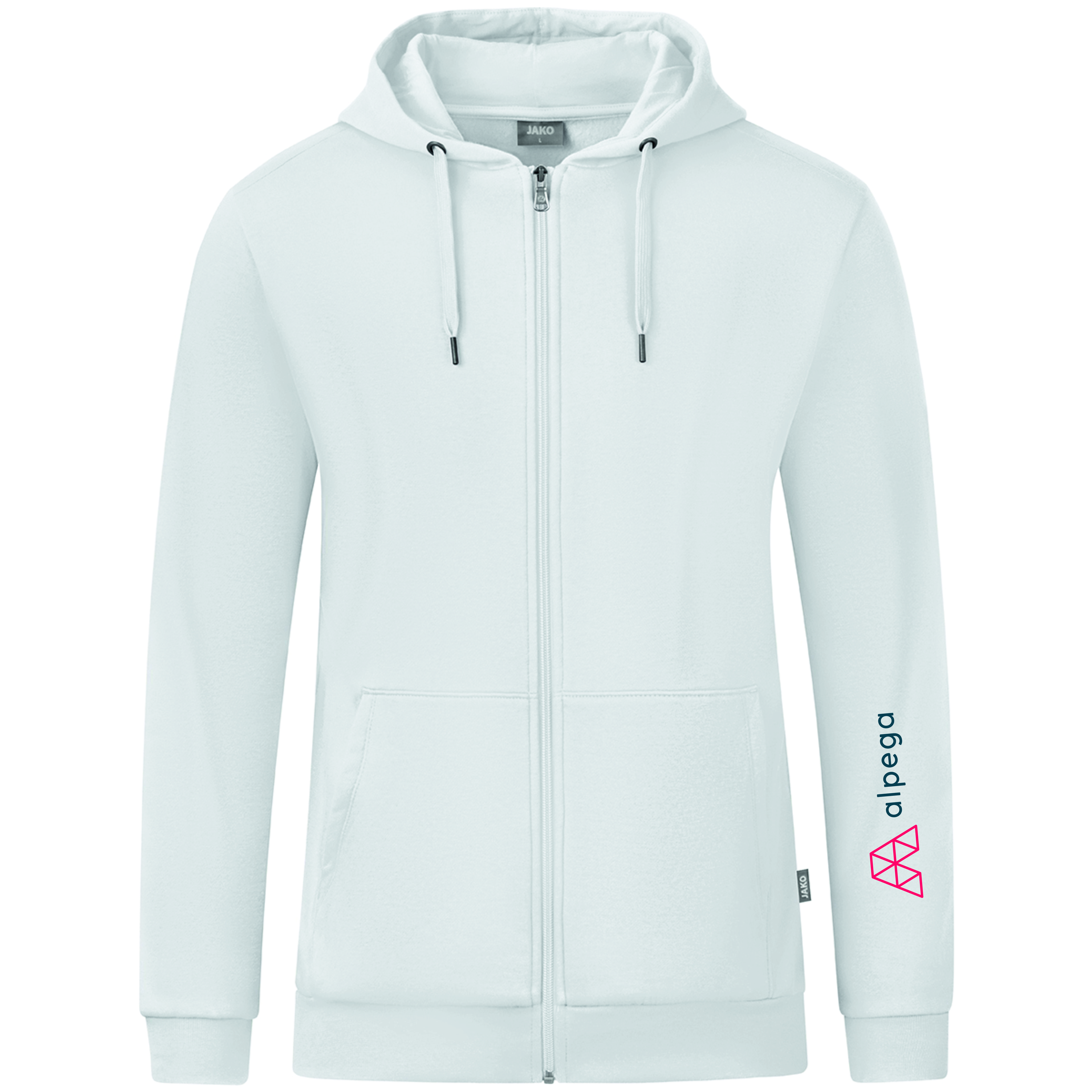 Hooded jacket organic unisex (white)